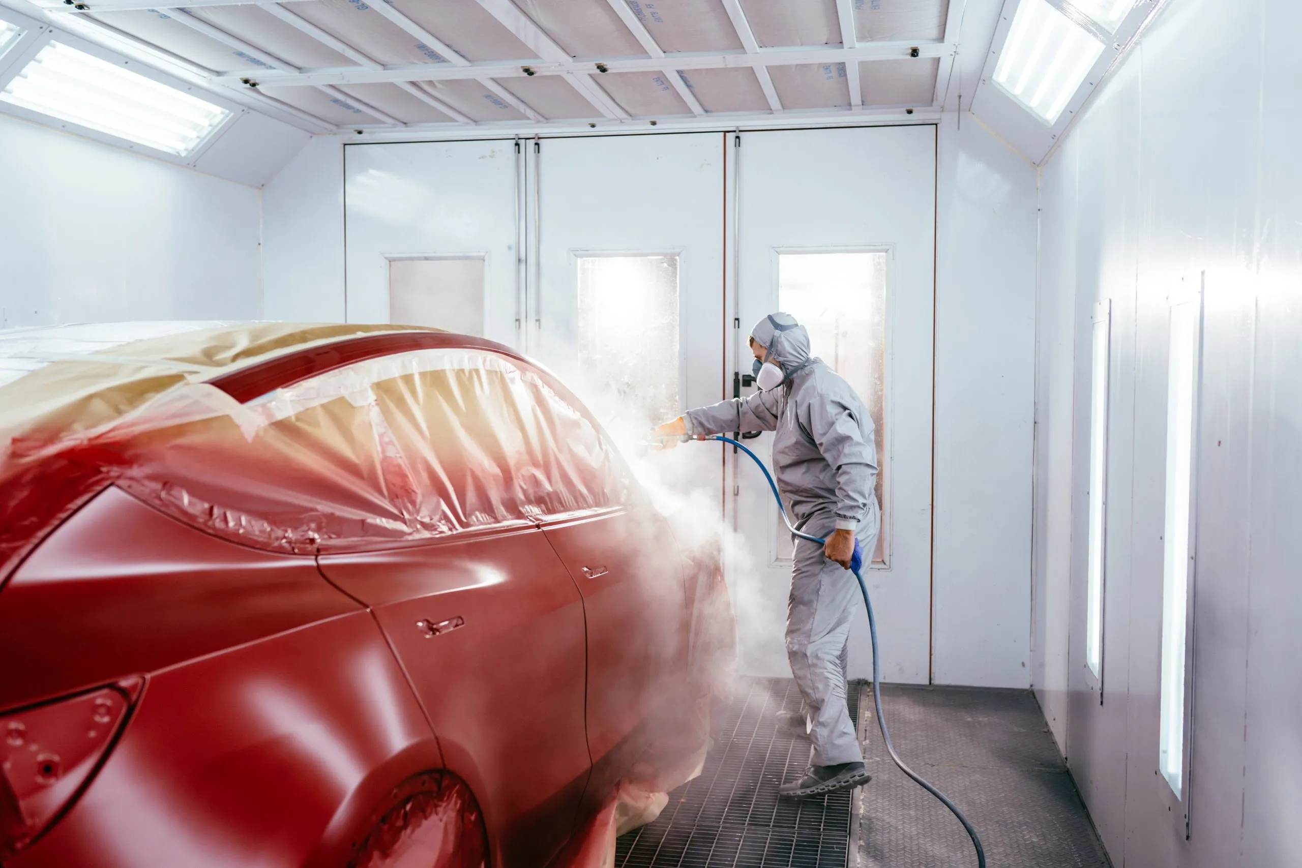 Spray Booth in Factory